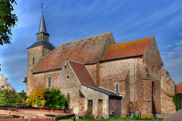 Eglise St-Cyr de Vesdun. cher